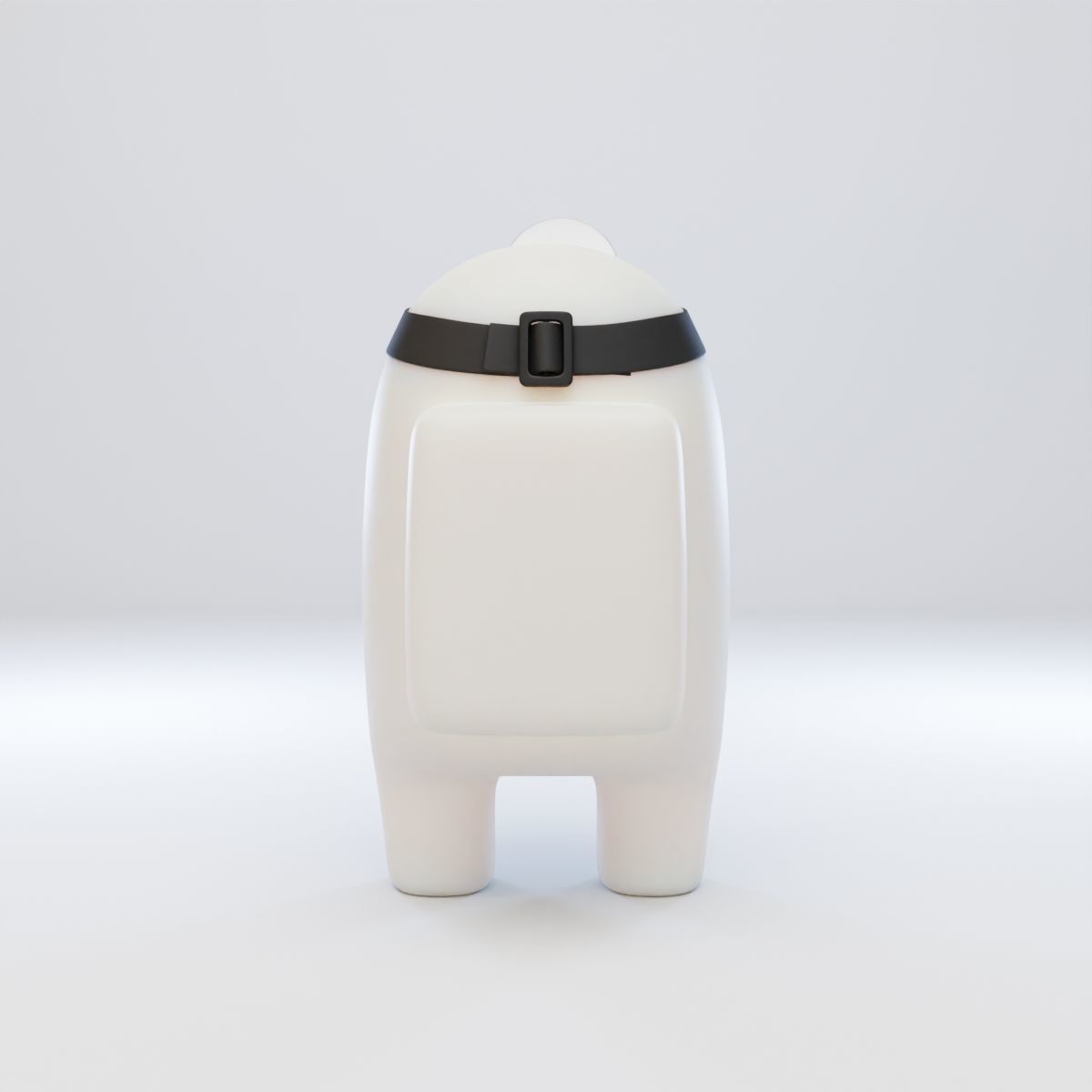 Among Us Head Reflector Character 3D model_5