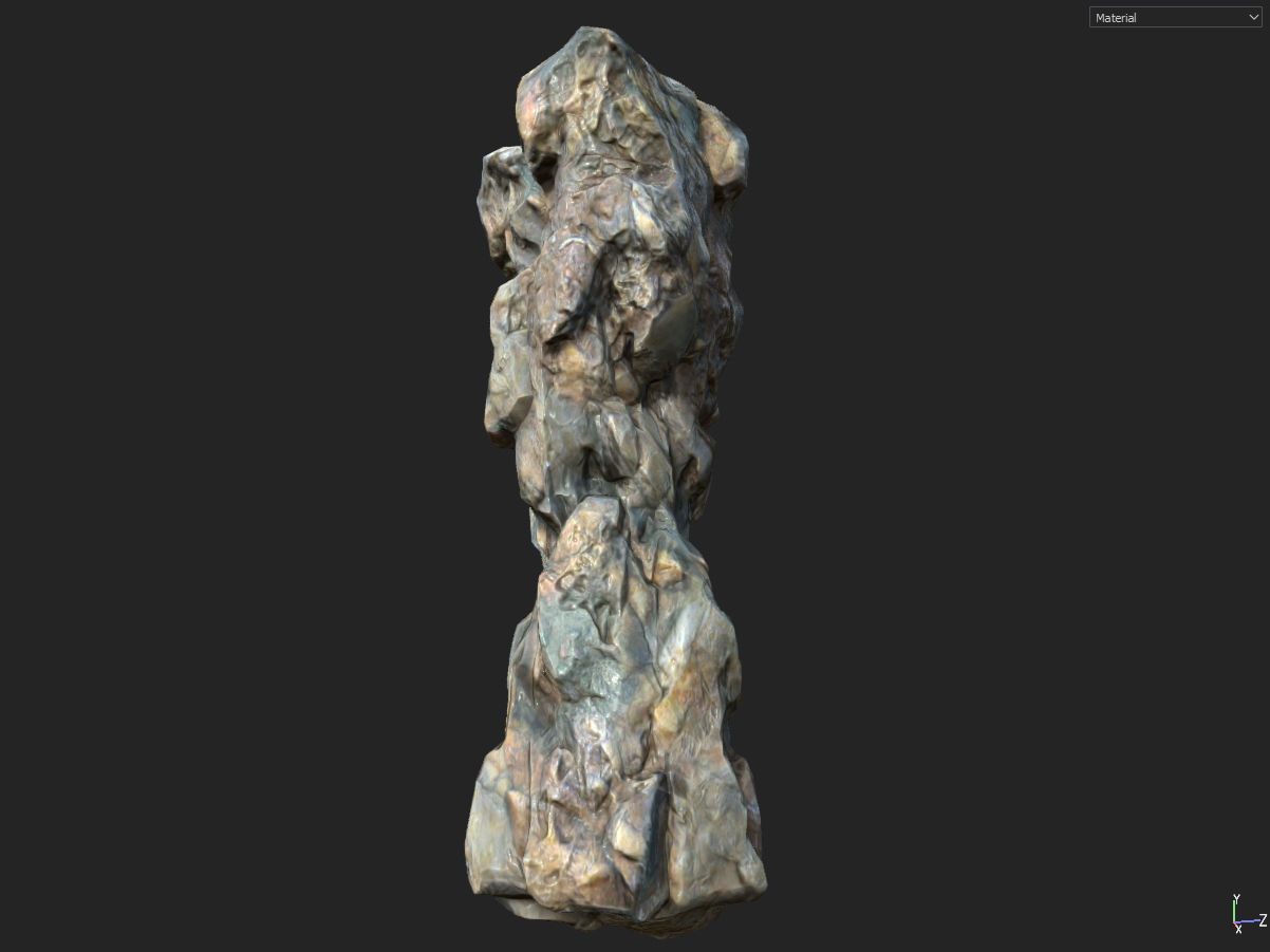 Low poly smooth blocky 1 Low-poly 3D model_24