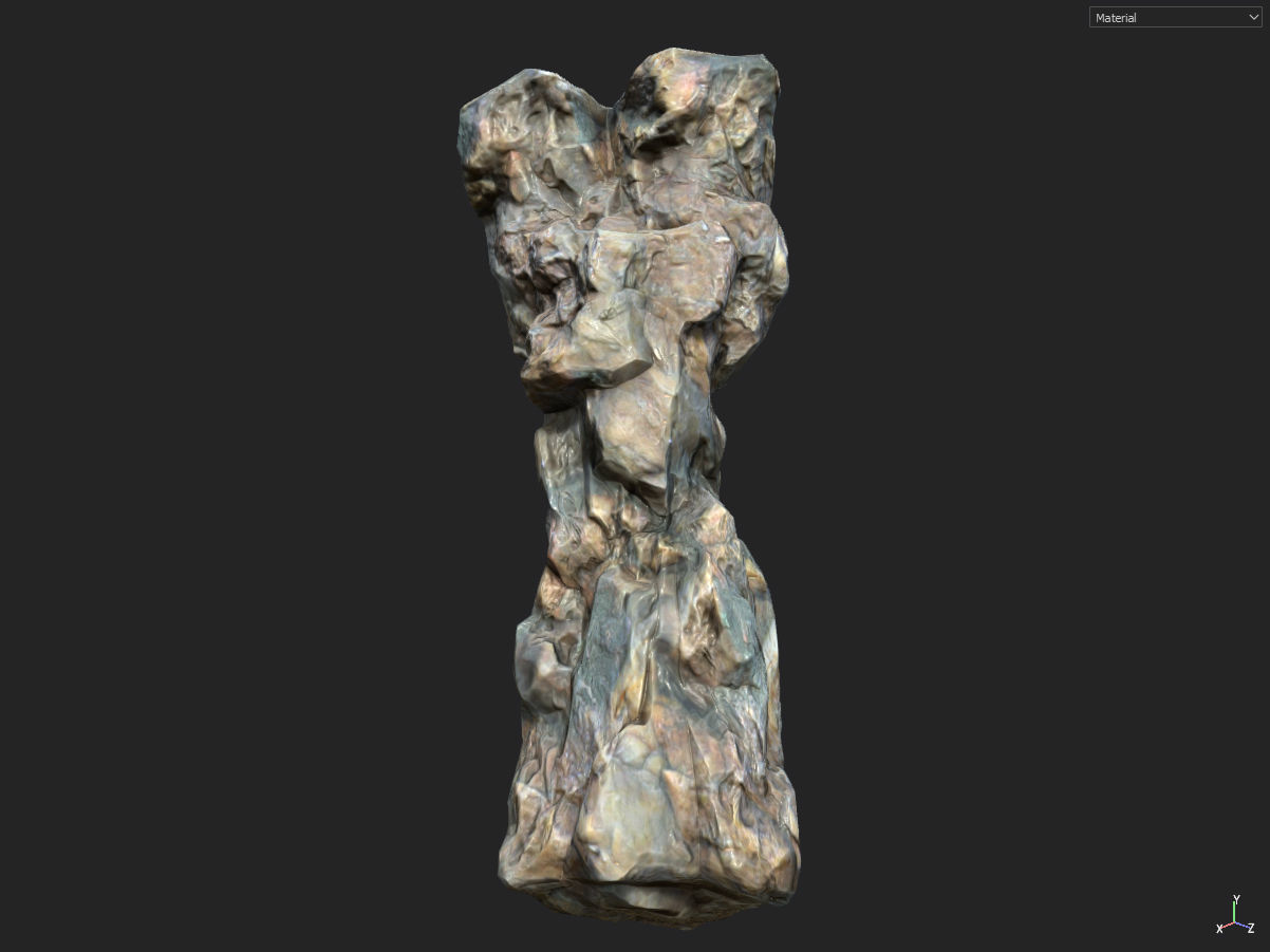 Low poly smooth blocky 1 Low-poly 3D model_23