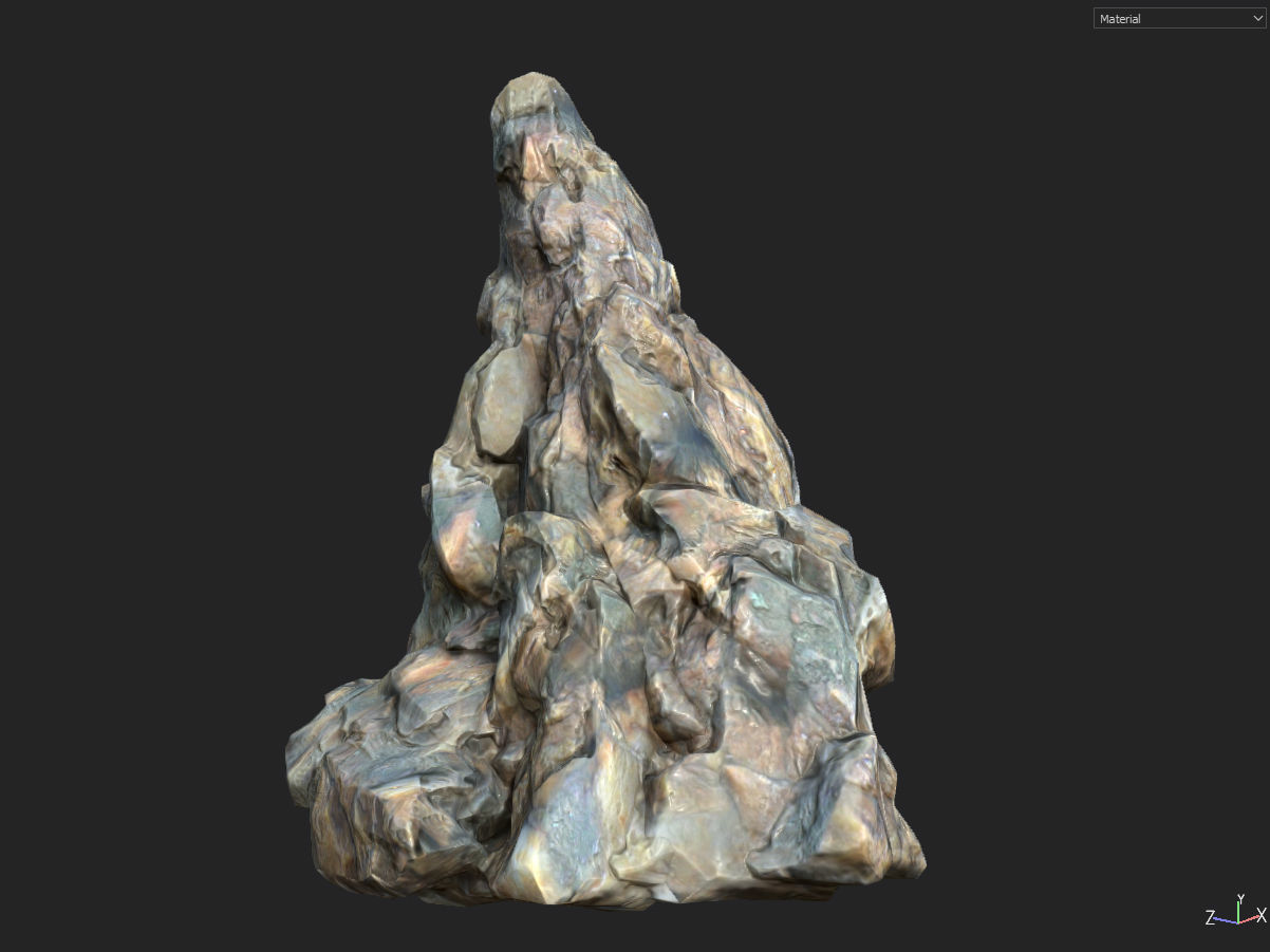 Low poly smooth blocky 1 Low-poly 3D model_27