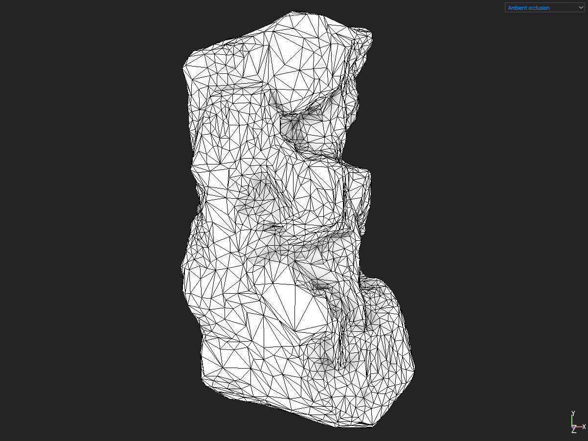 Low poly smooth blocky 1 Low-poly 3D model_5