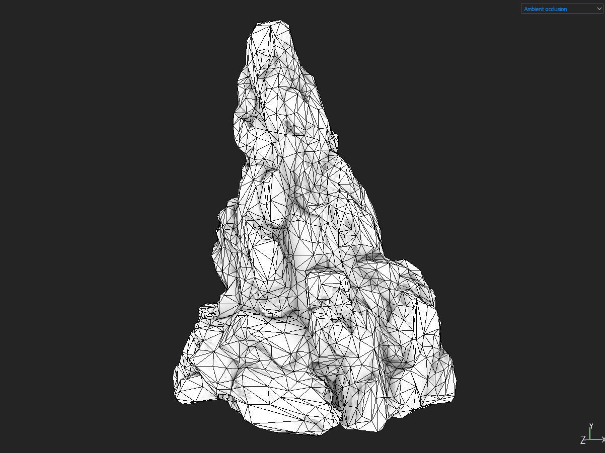 Low poly smooth blocky 1 Low-poly 3D model_29