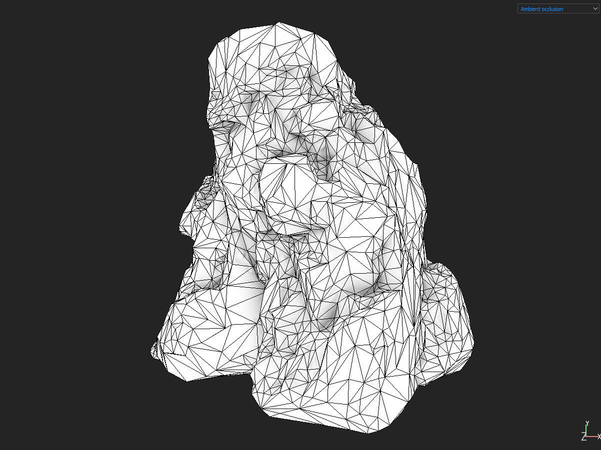 Low poly smooth blocky 1 Low-poly 3D model_9