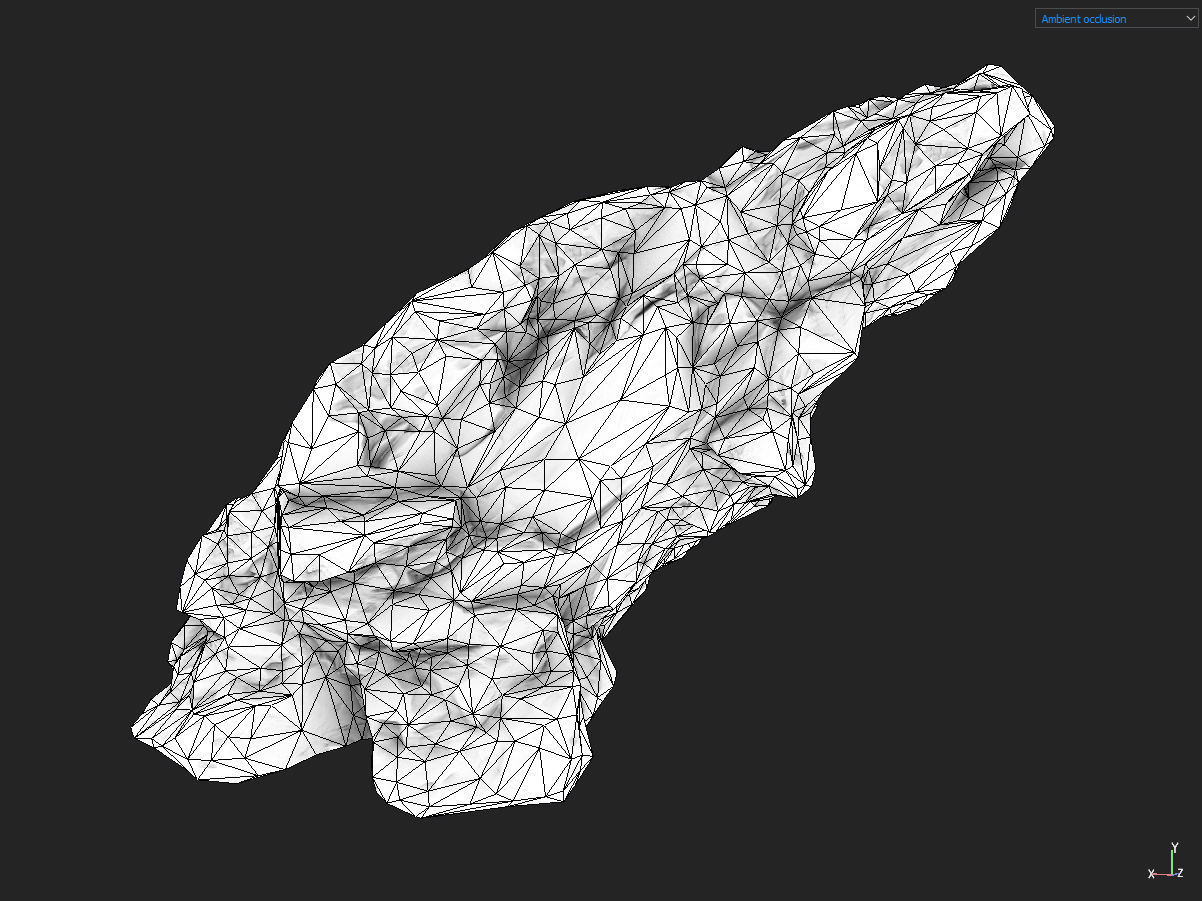 Low poly smooth blocky 1 Low-poly 3D model_33