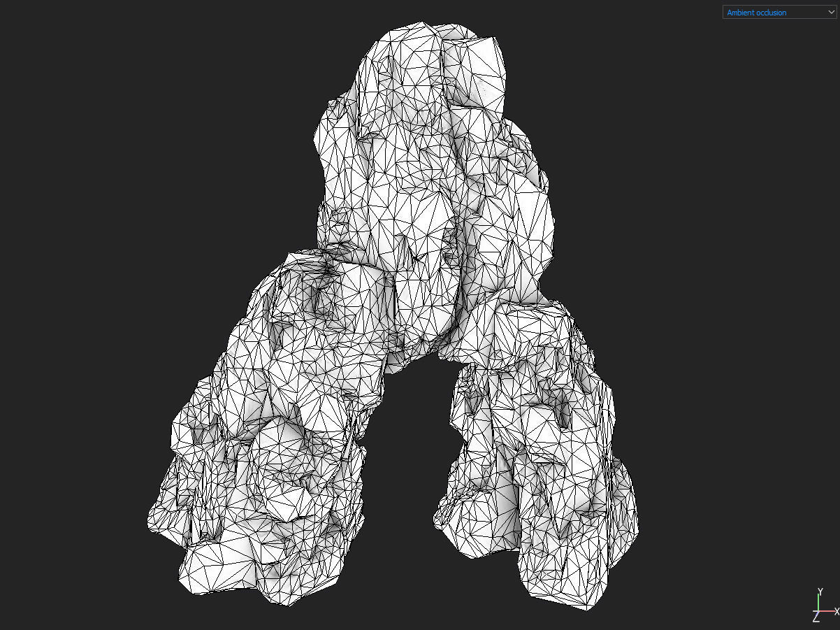 Low poly smooth blocky 1 Low-poly 3D model_21