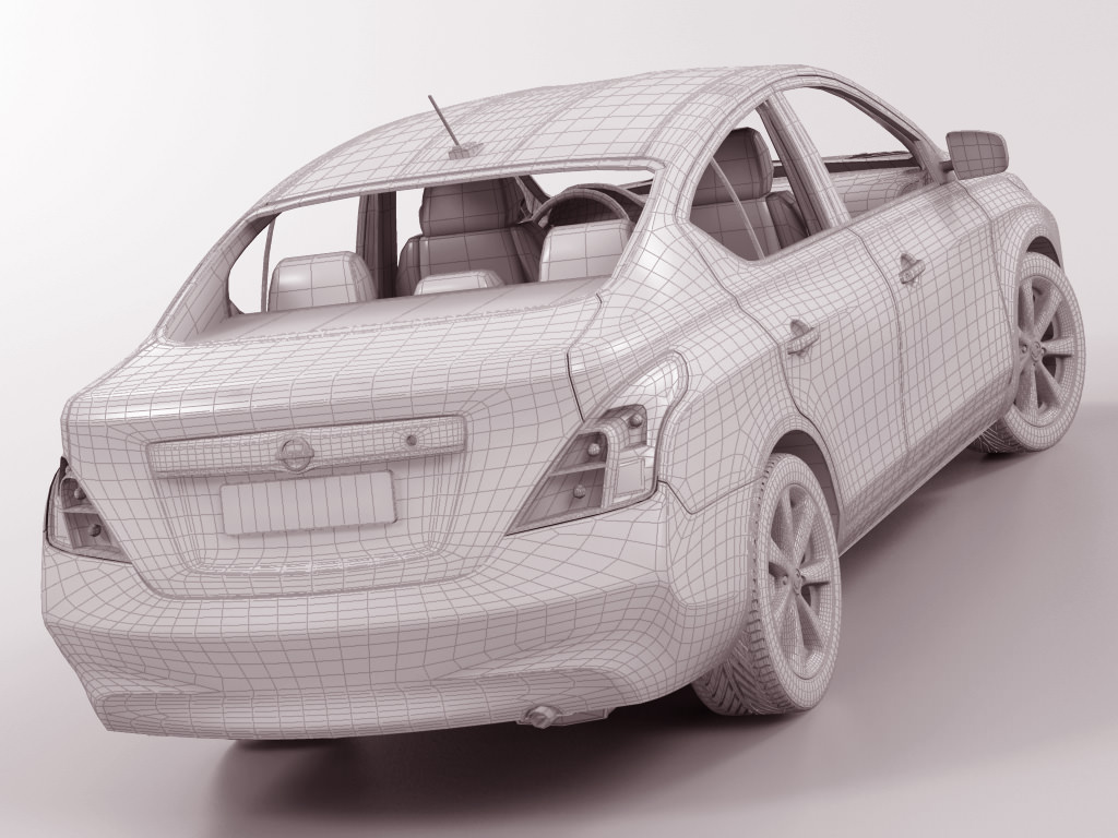 Nissan Sunny Versa 3D model_11