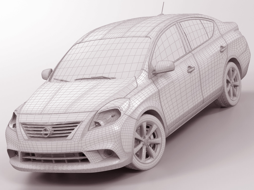 Nissan Sunny Versa 3D model_10