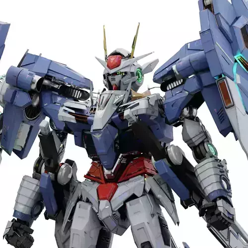 GN-0000GNHW7SG 00 Gundam Seven SwordG 3D 3D model
