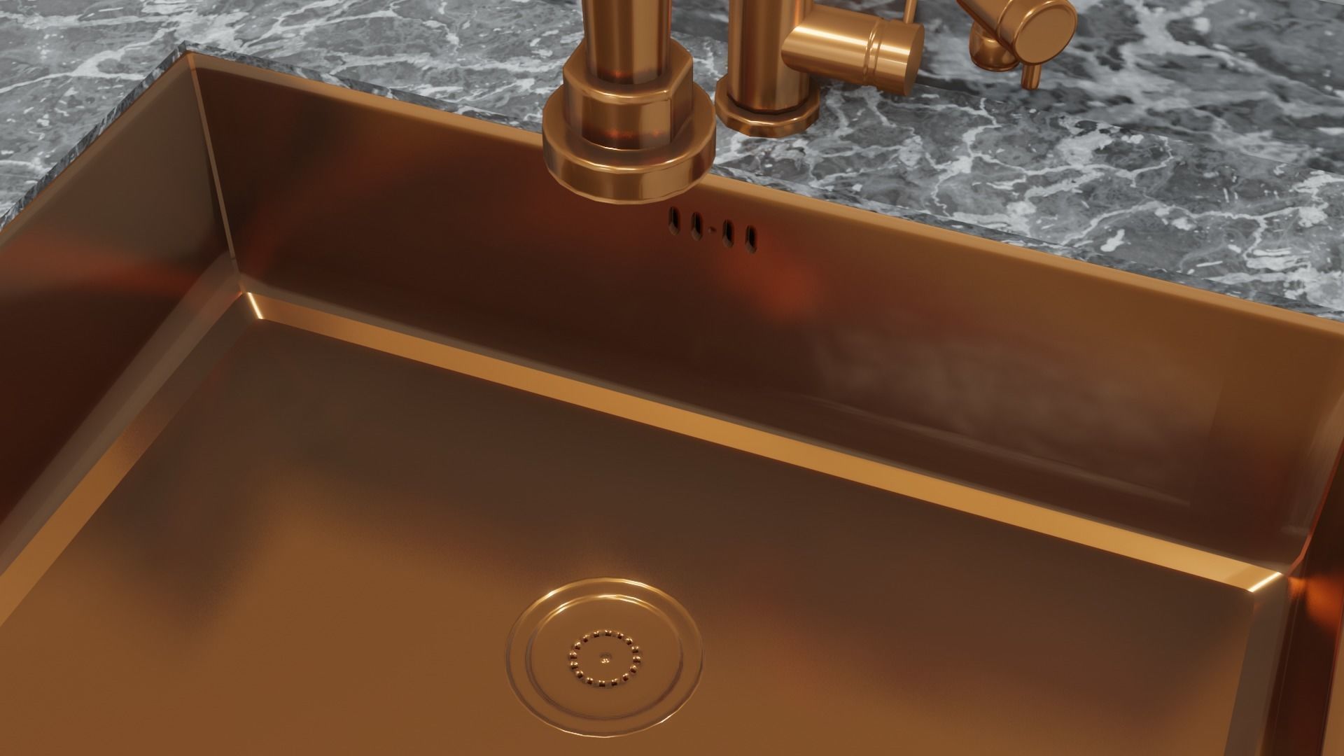 Kitchen sink 3D model_1