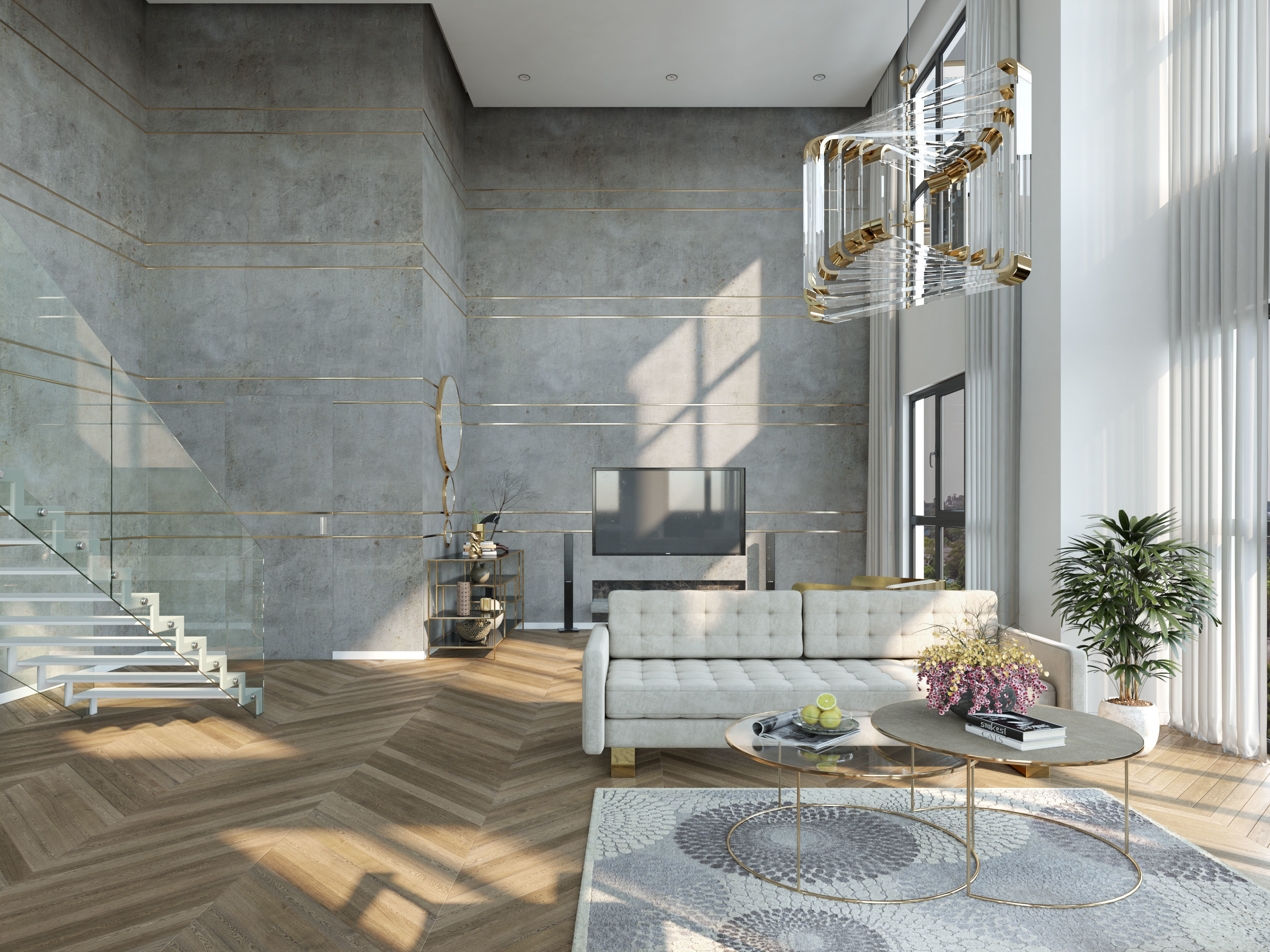 interior 3dsmax scene 3D model_2