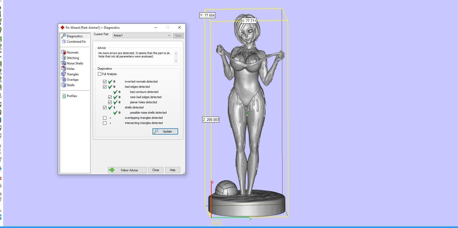 Anime1 3D print model_11