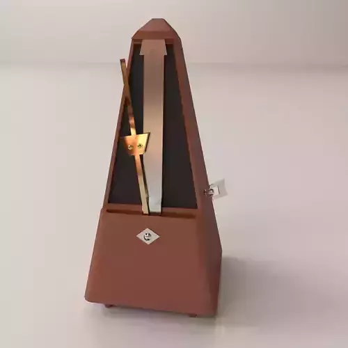 Metronome musical instrument with stick in it