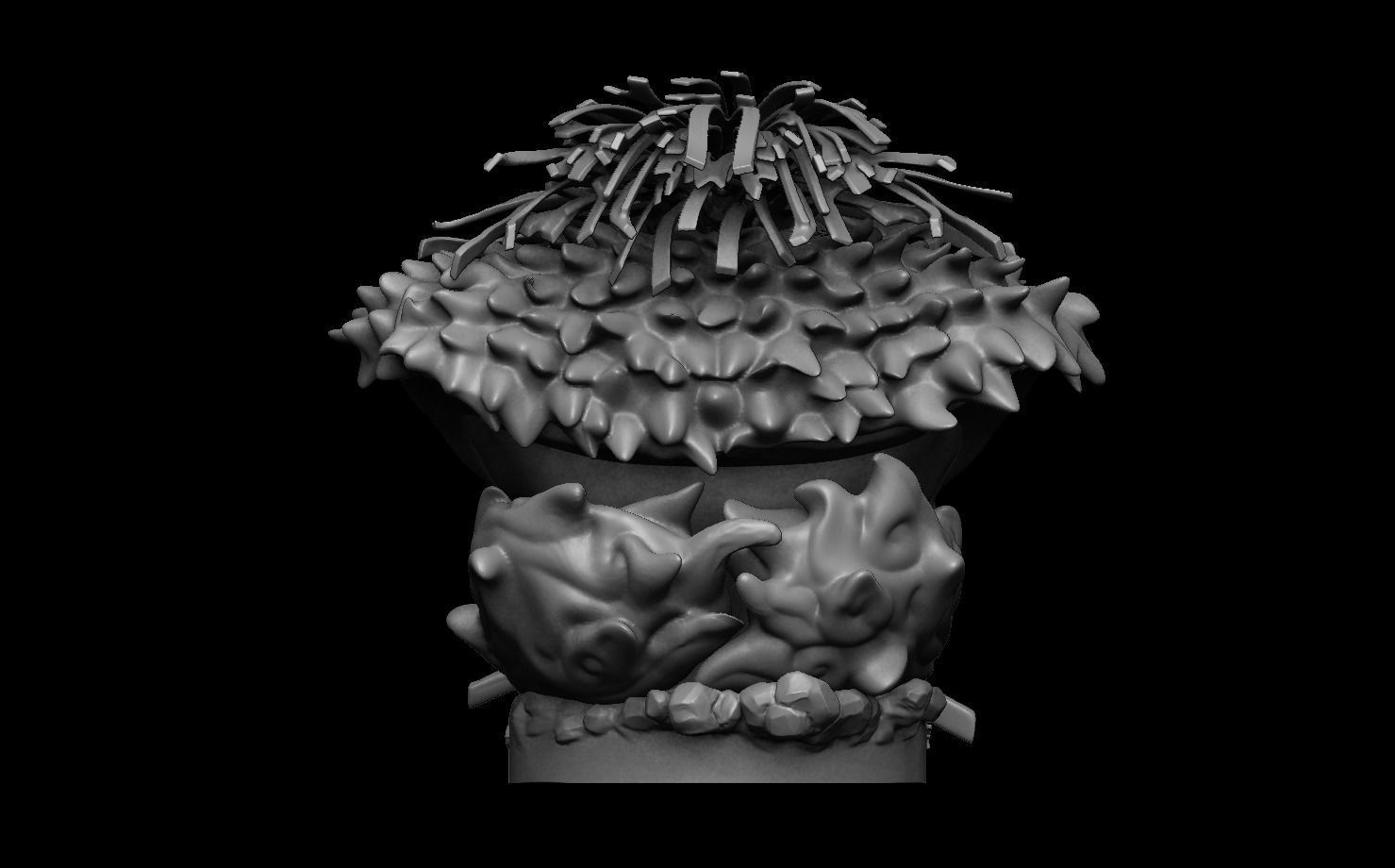 Kaido Bust One piece 3D print model_5