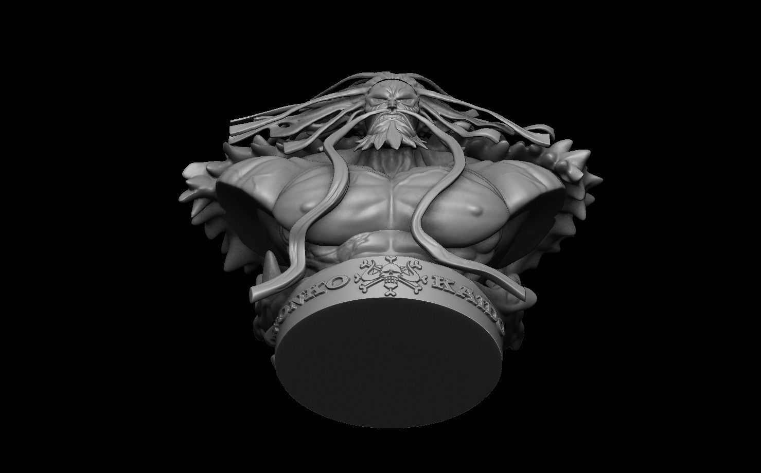 Kaido Bust One piece 3D print model_8