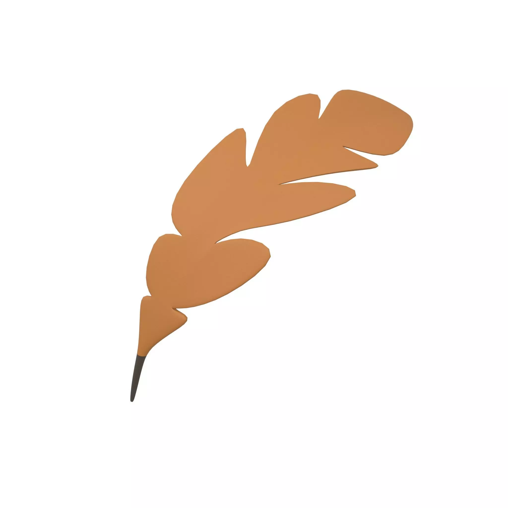Feather Pen v1 002 Low-poly 3D model_0