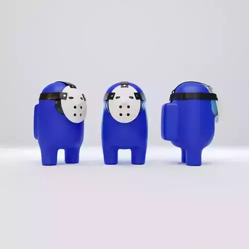 Among Us Hockey Mask Character  3D model