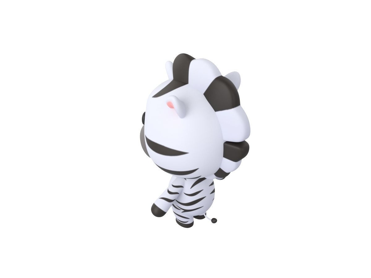 Character032 Zebra 3D model_6