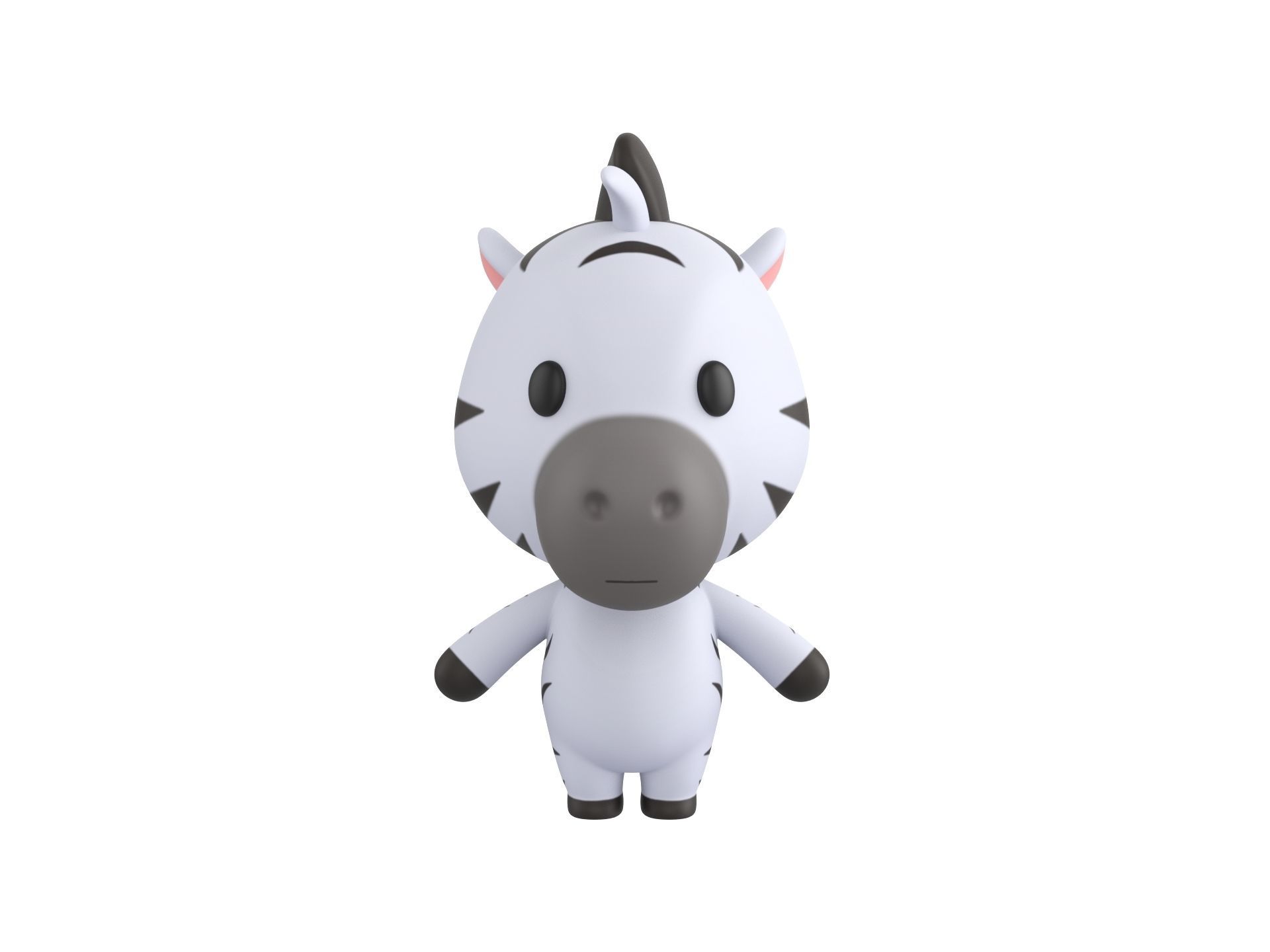 Character032 Zebra 3D model_1