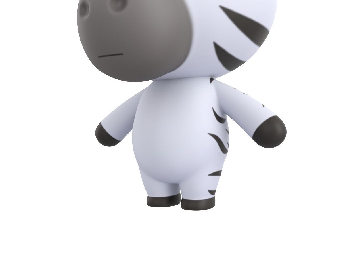 Character032 Zebra 3D model_8