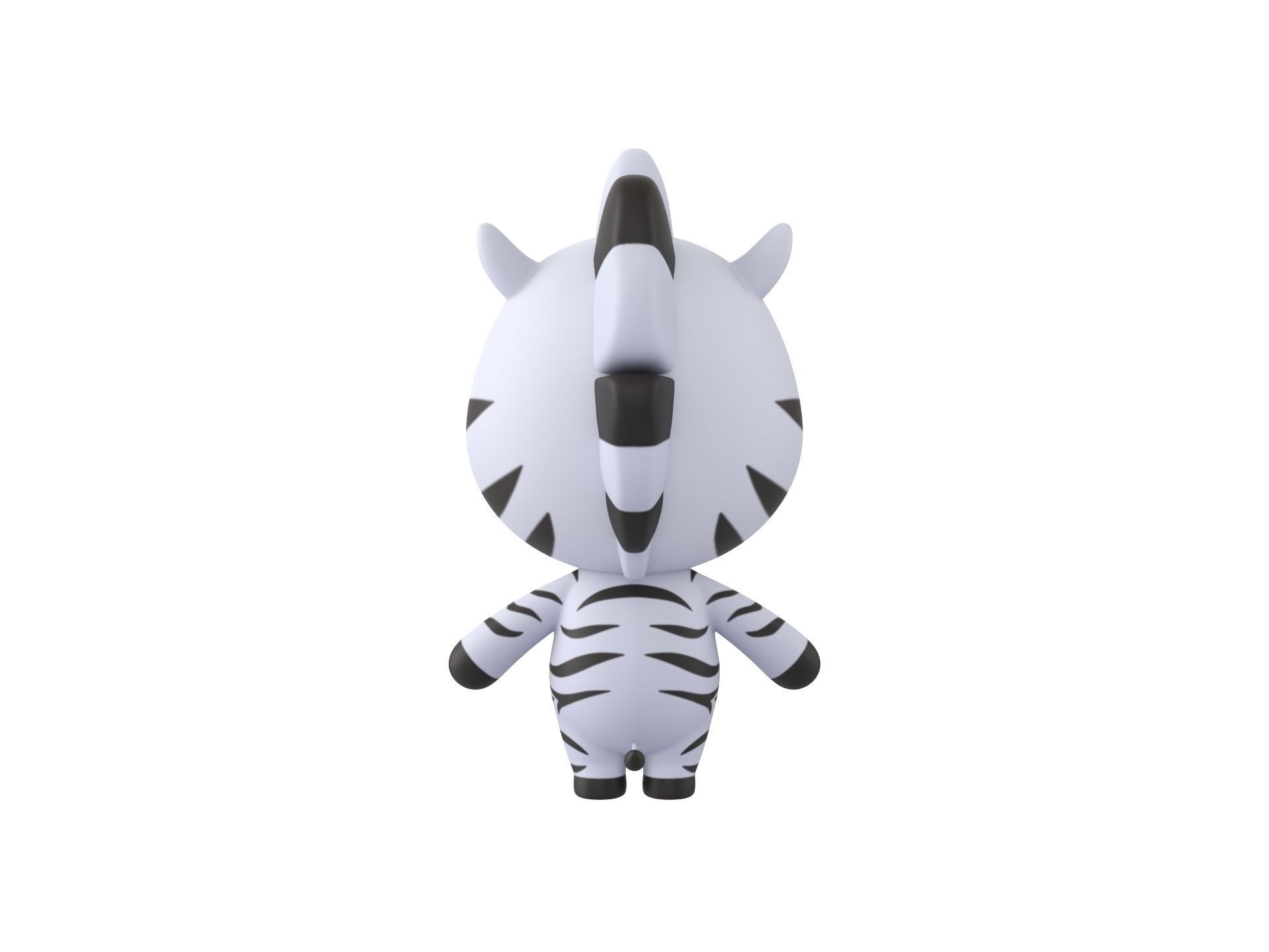 Character032 Zebra 3D model_5