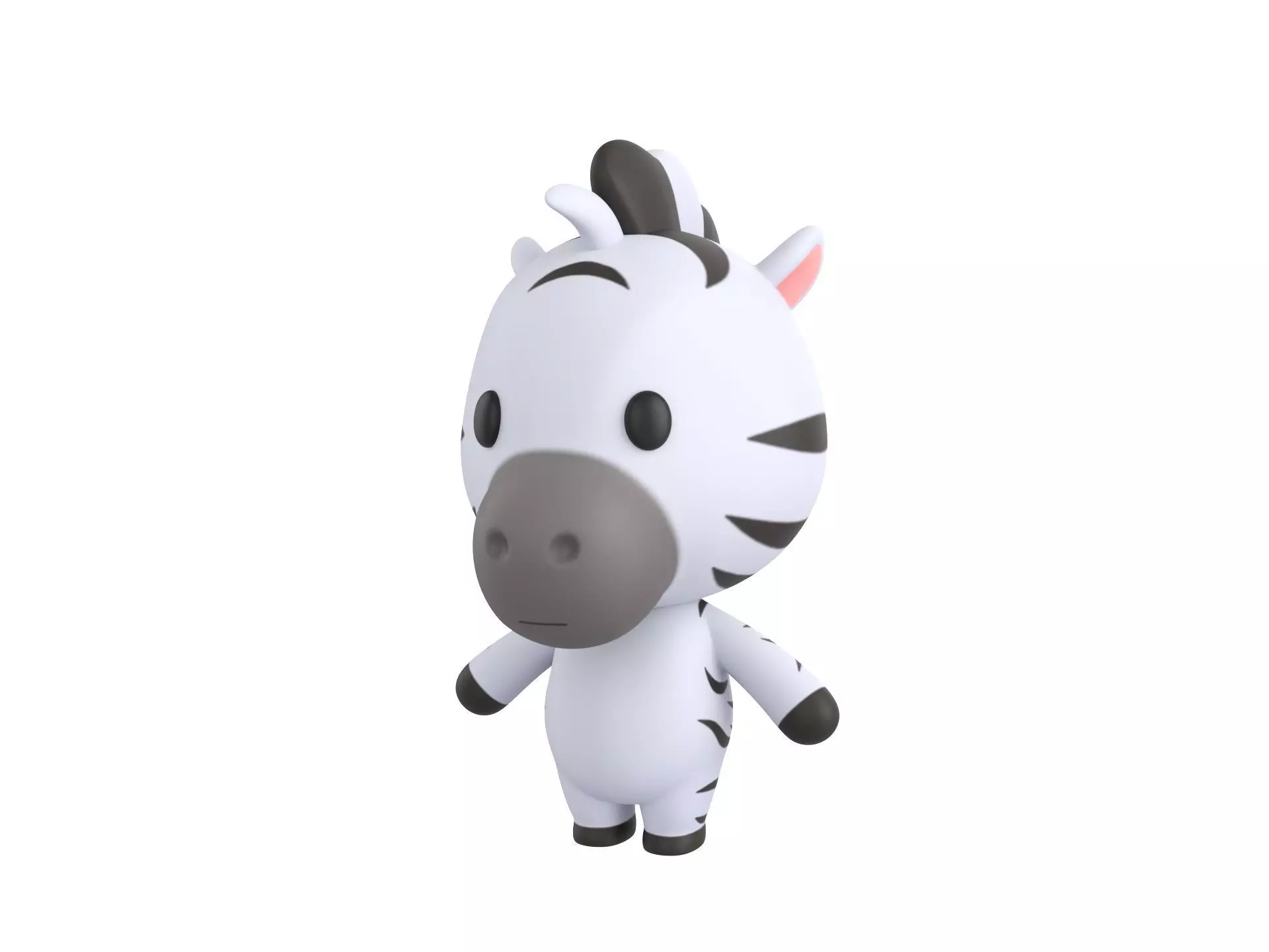 Character032 Zebra 3D model_0