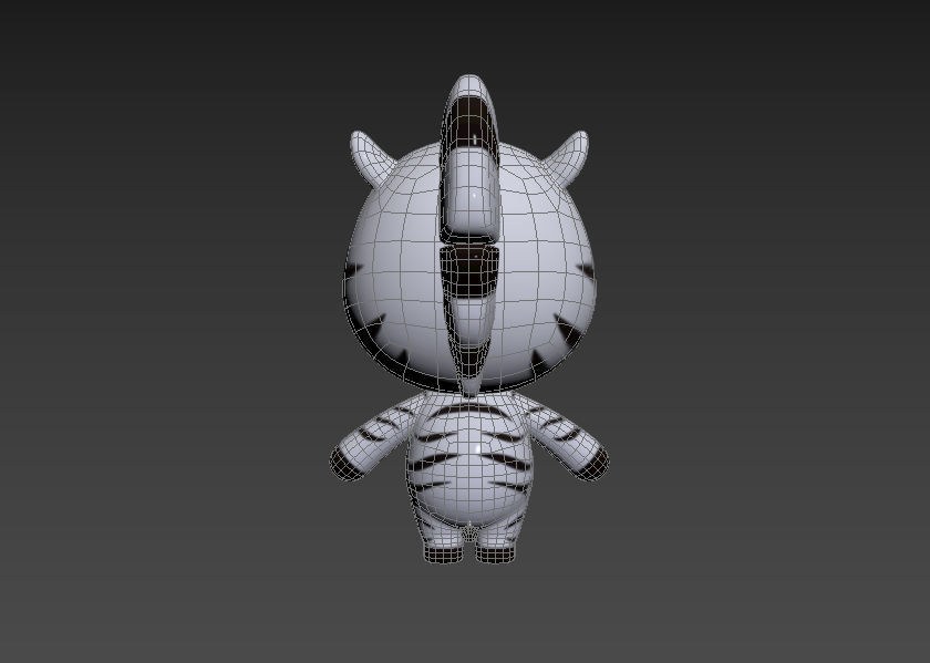 Character032 Zebra 3D model_16