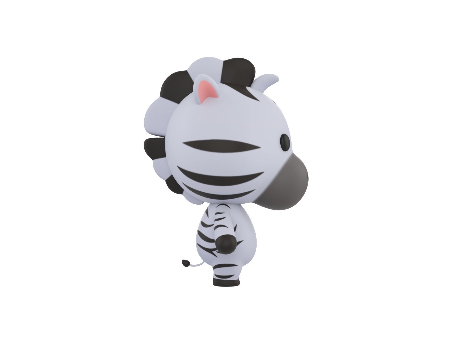 Character032 Zebra 3D model_3