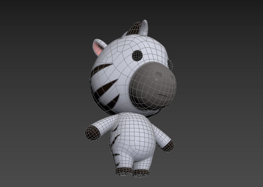 Character032 Zebra 3D model_13