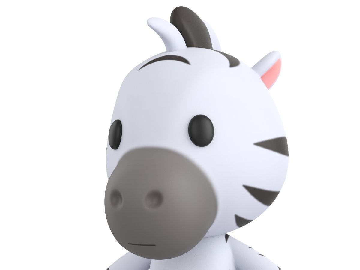 Character032 Zebra 3D model_7