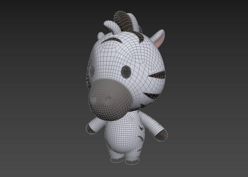 Character032 Zebra 3D model_11