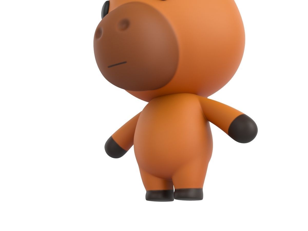 Character033 Horse 3D model_8