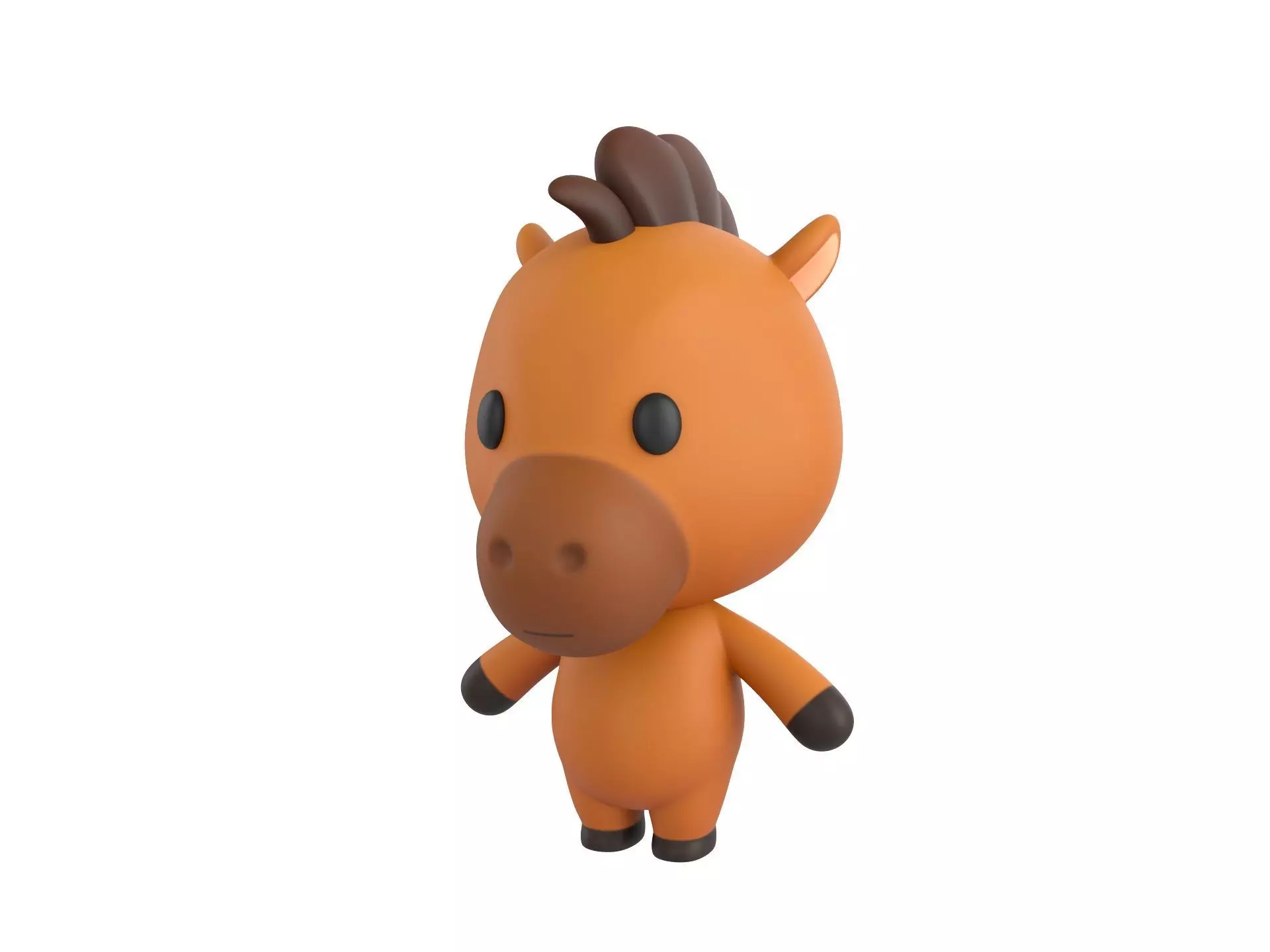 Character033 Horse 3D model_0
