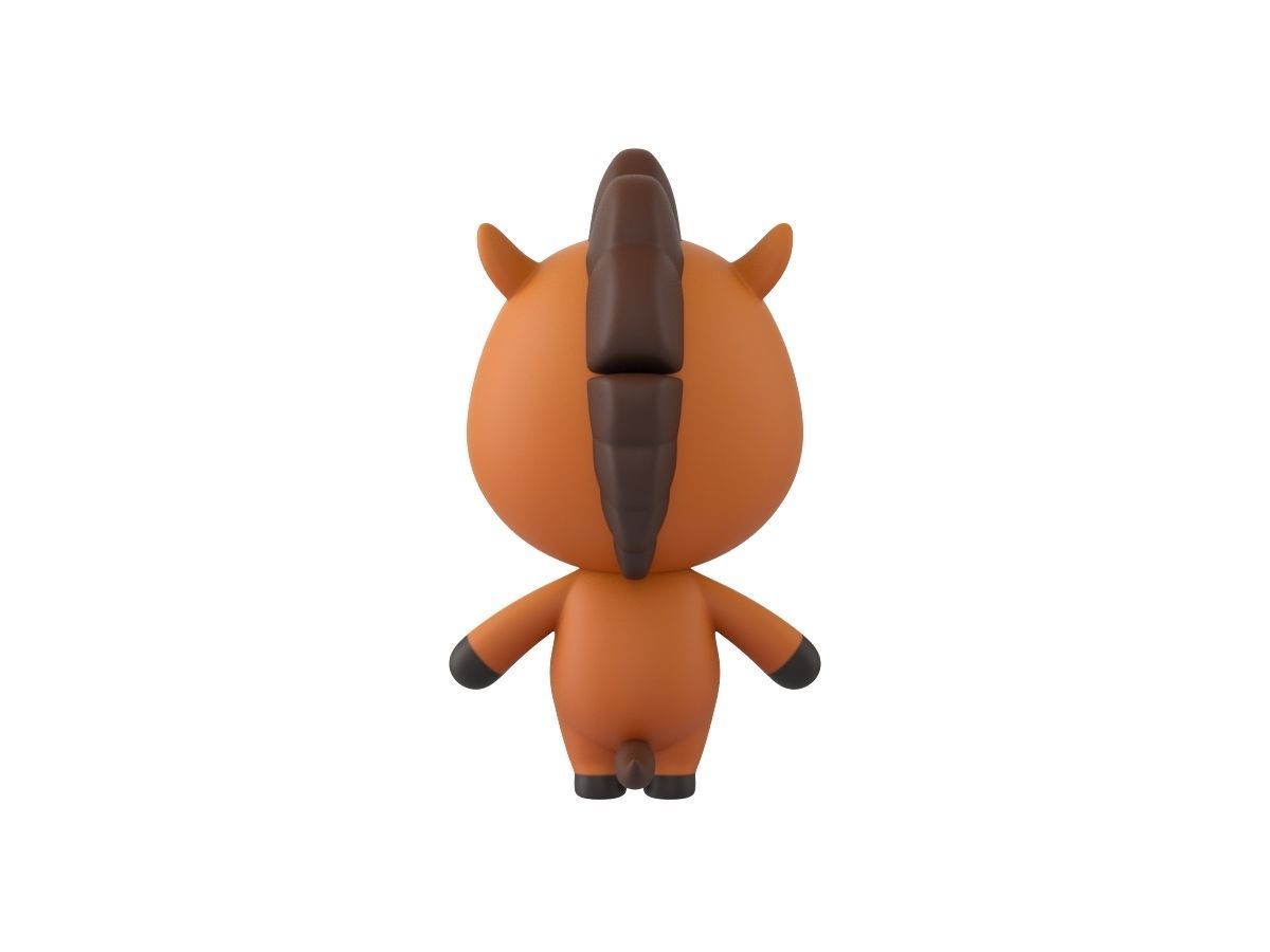 Character033 Horse 3D model_5