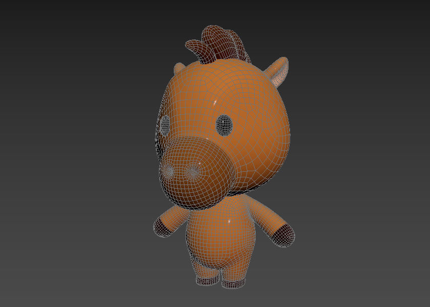 Character033 Horse 3D model_11