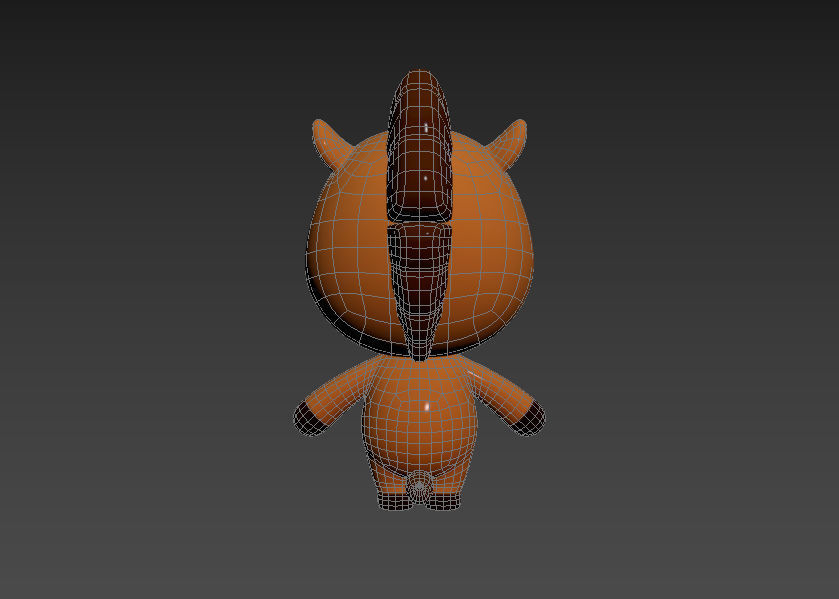 Character033 Horse 3D model_16