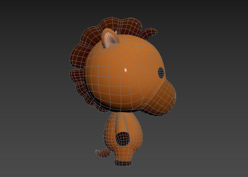 Character033 Horse 3D model_14