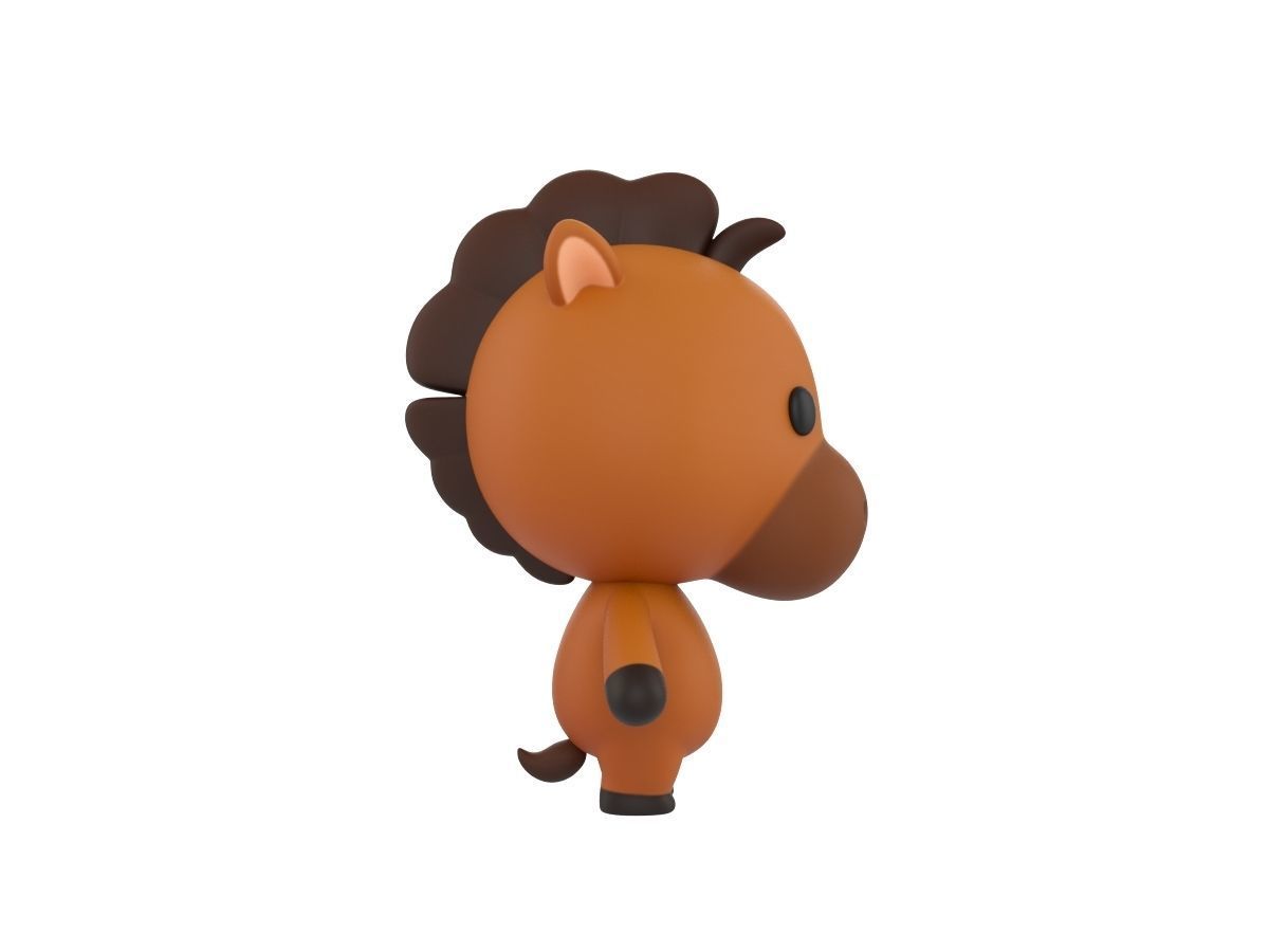 Character033 Horse 3D model_3