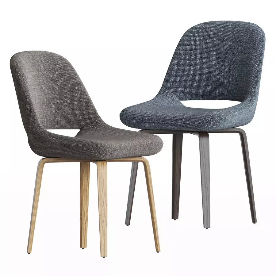 Thecontractchair Magda Side Chair 3D model_0