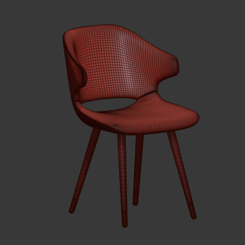 The Contract Chair Company Magda Chair 3D model_4