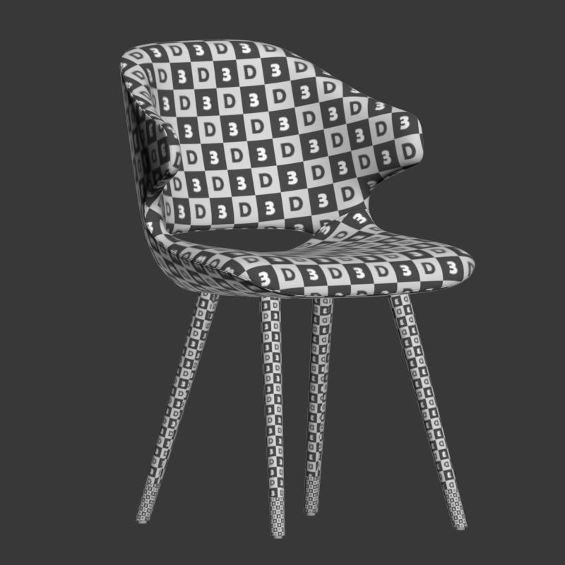 The Contract Chair Company Magda Chair 3D model_3