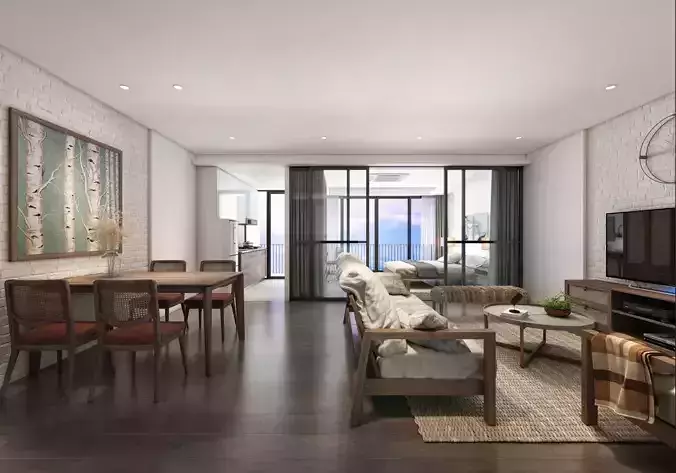 AQ Homestay O1 3D model