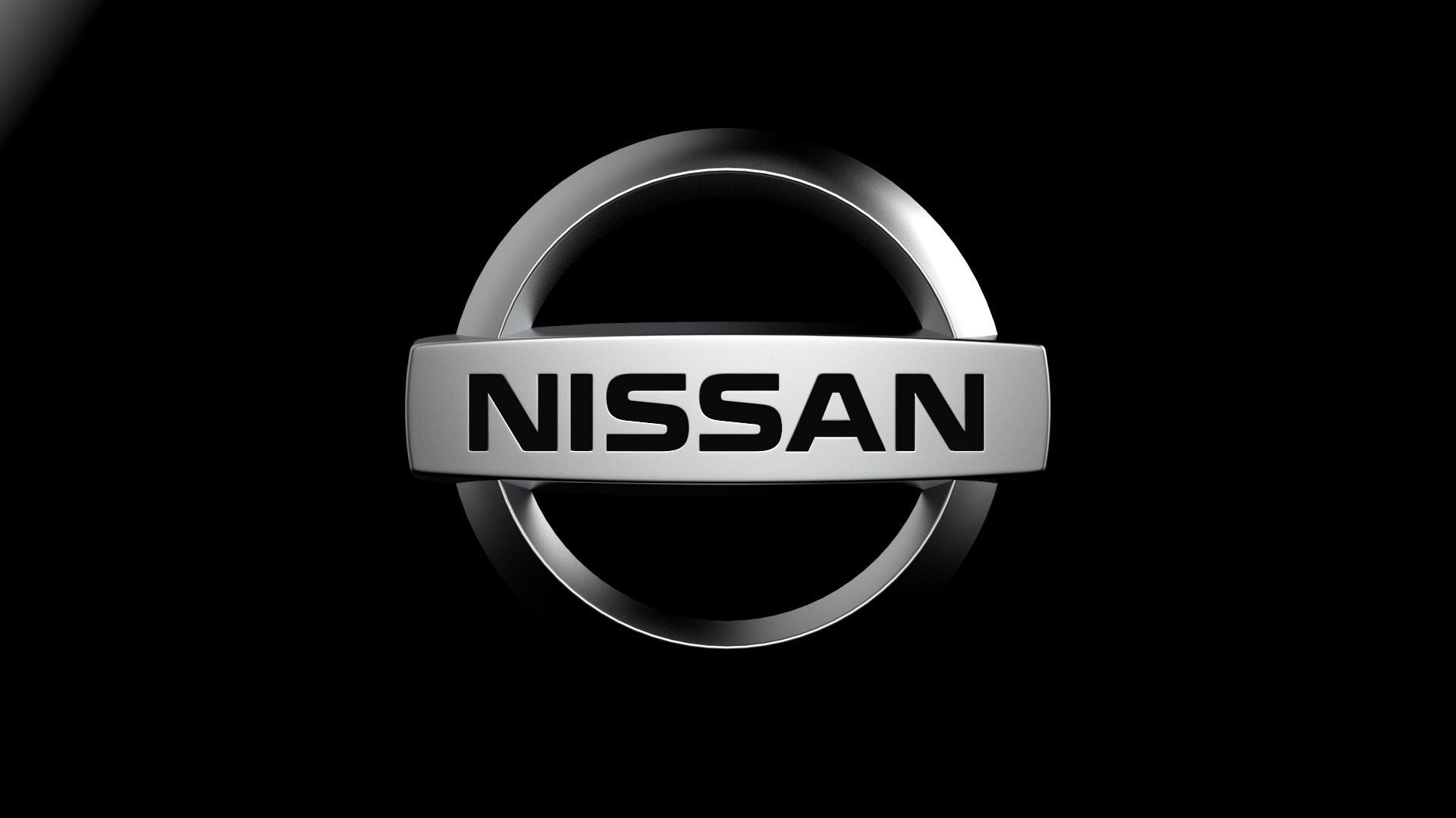 Nissan logo 3D model_1