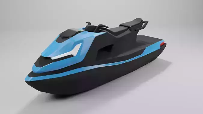 Low poly Electric JetSki