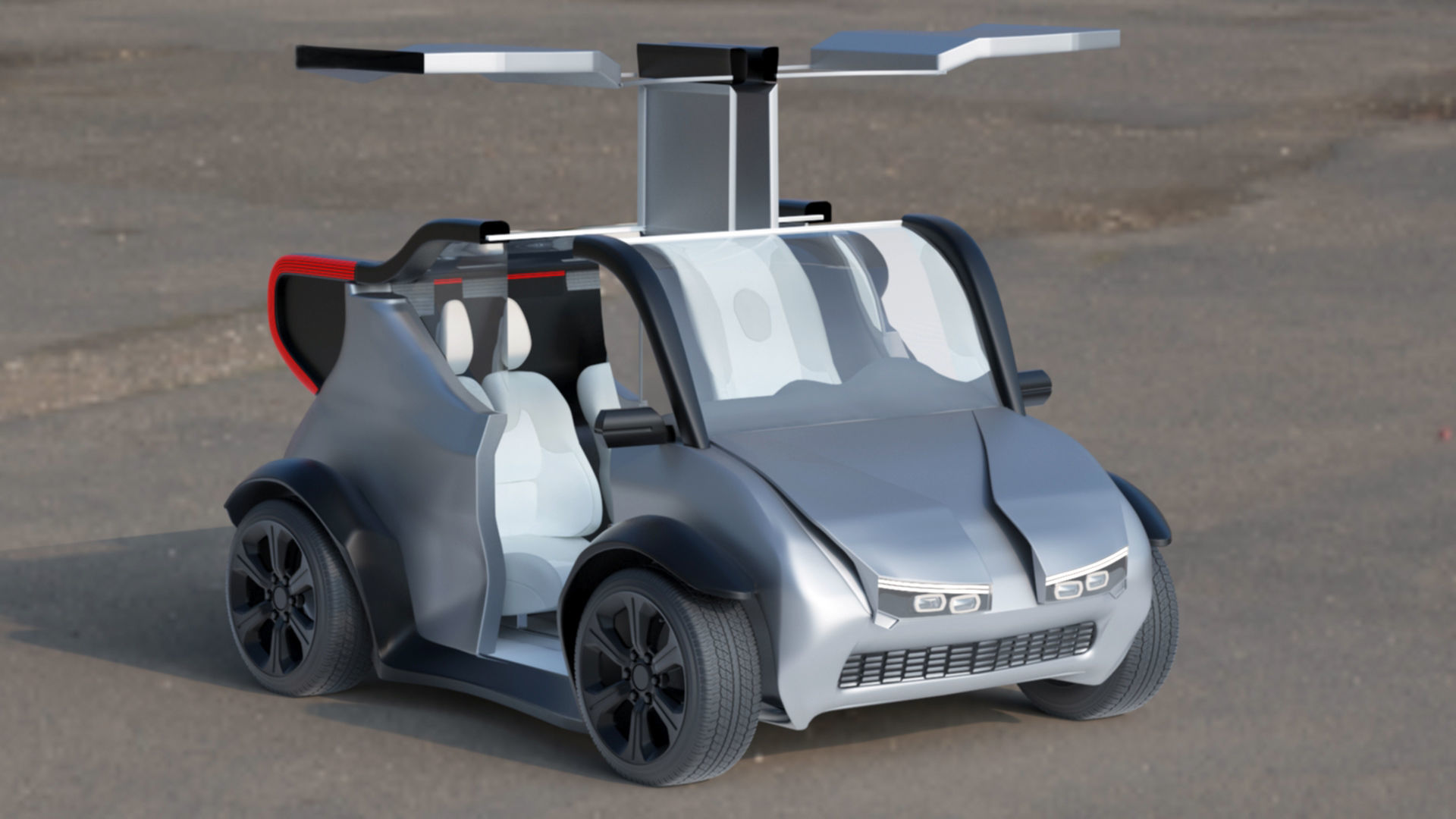 Future Car  3D model_2