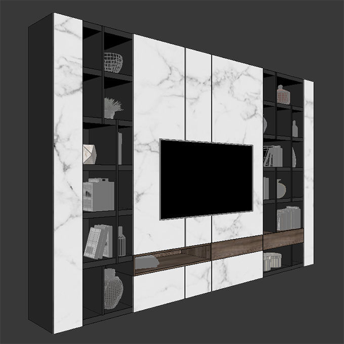 tv stand 014 3D model_3