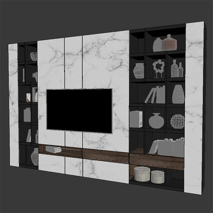 tv stand 014 3D model_5