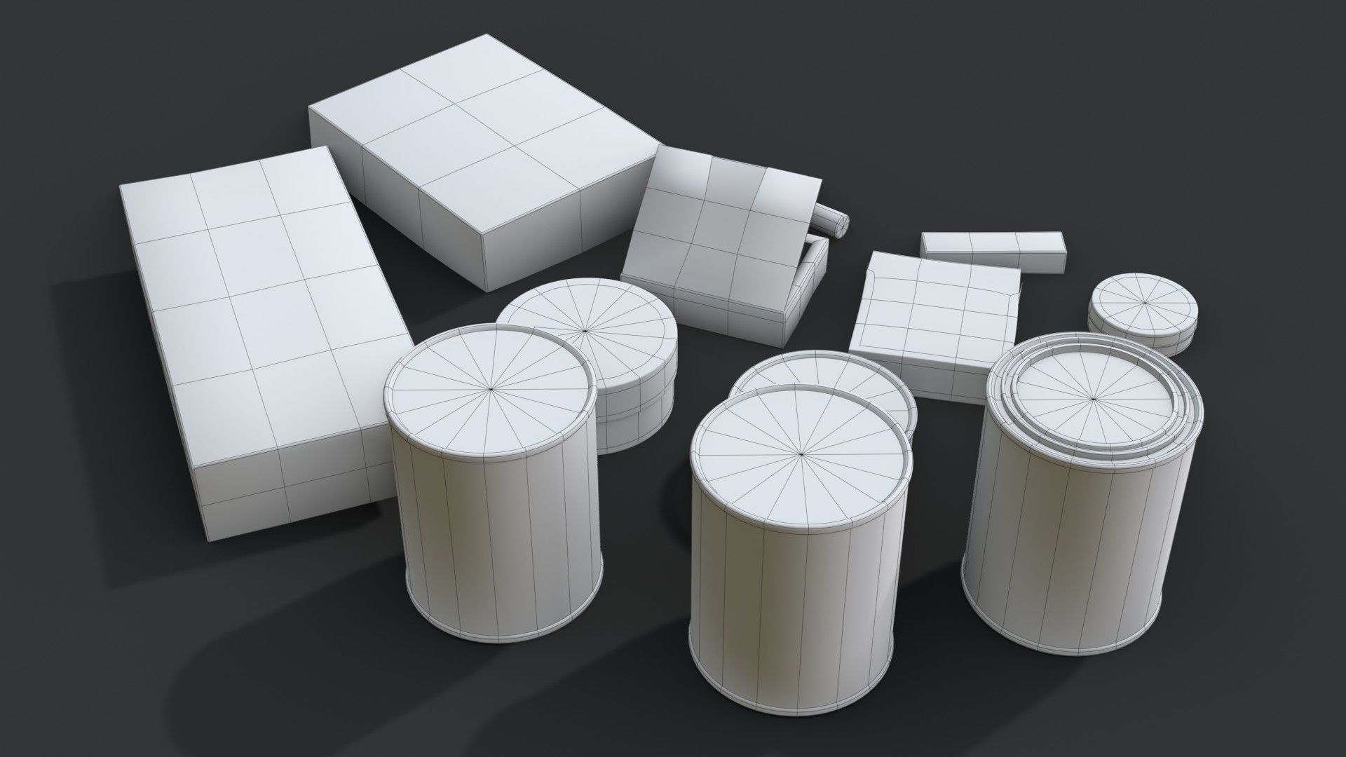 German Combat Ration WWII Low-poly 3D model_9