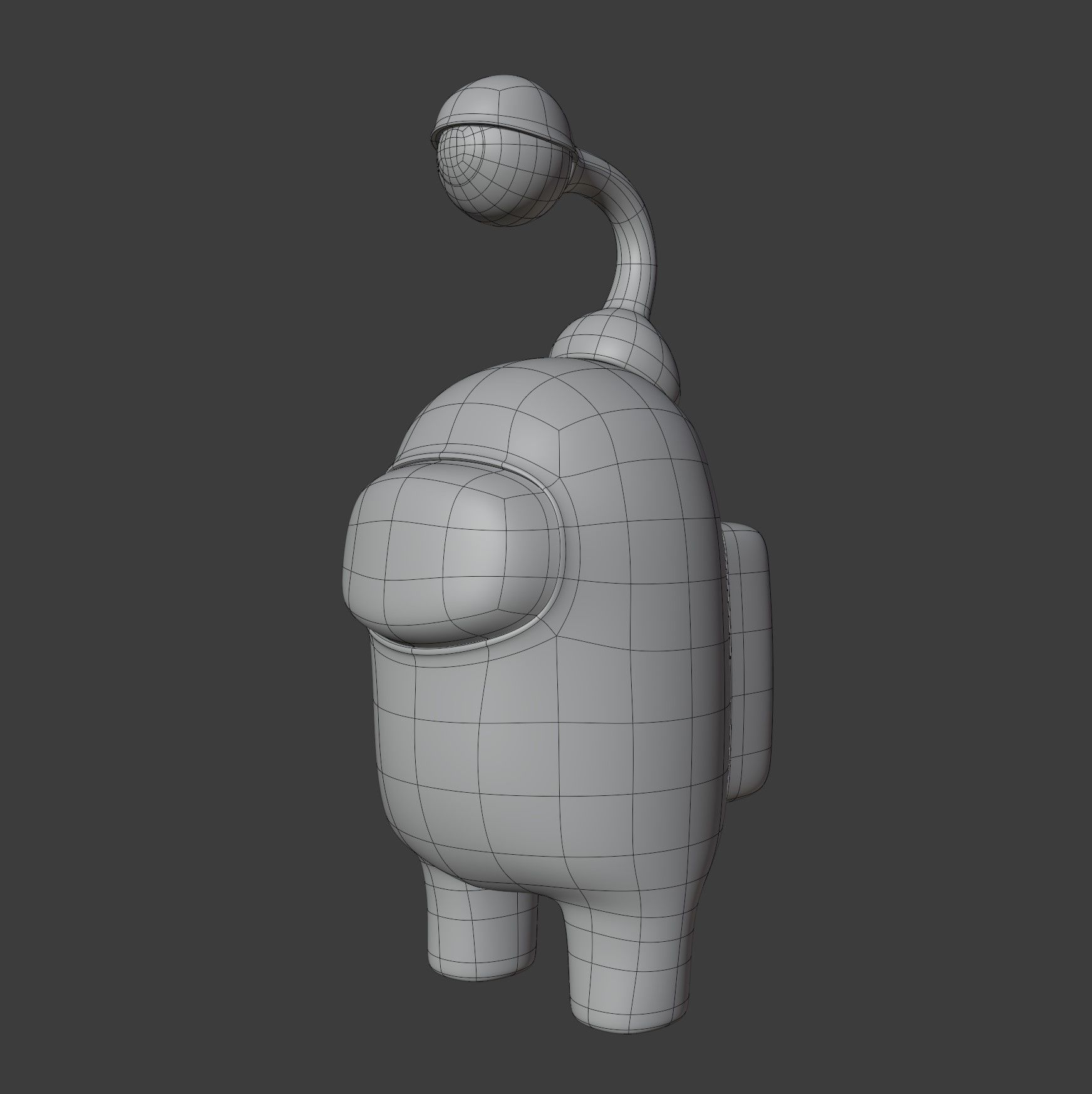 Among Us Eyeball Lamp Character 3D model_10