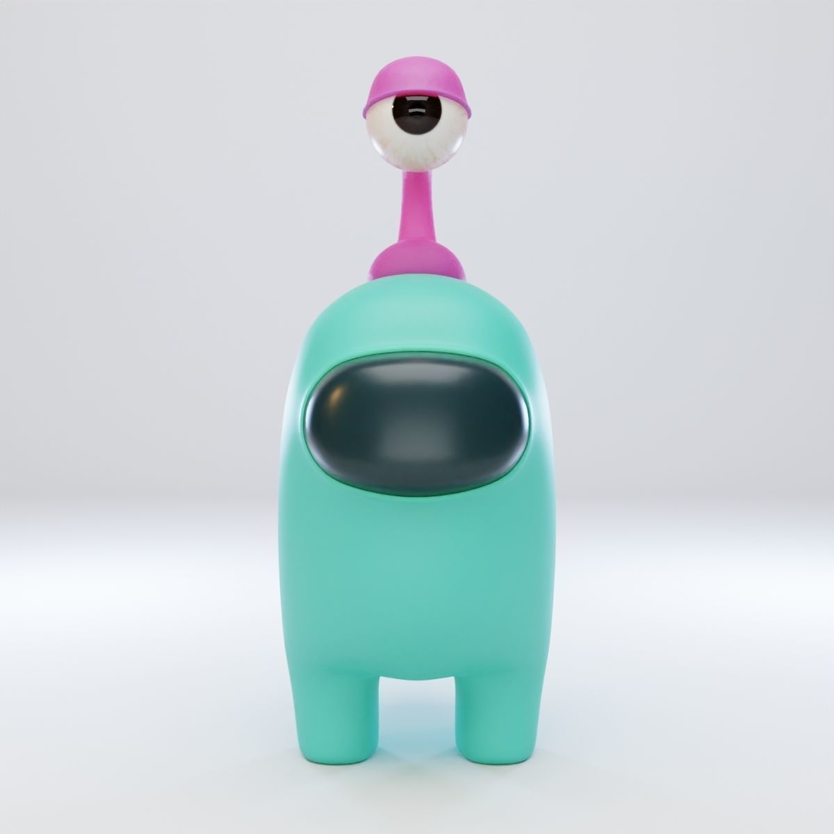 Among Us Eyeball Lamp Character 3D model_1