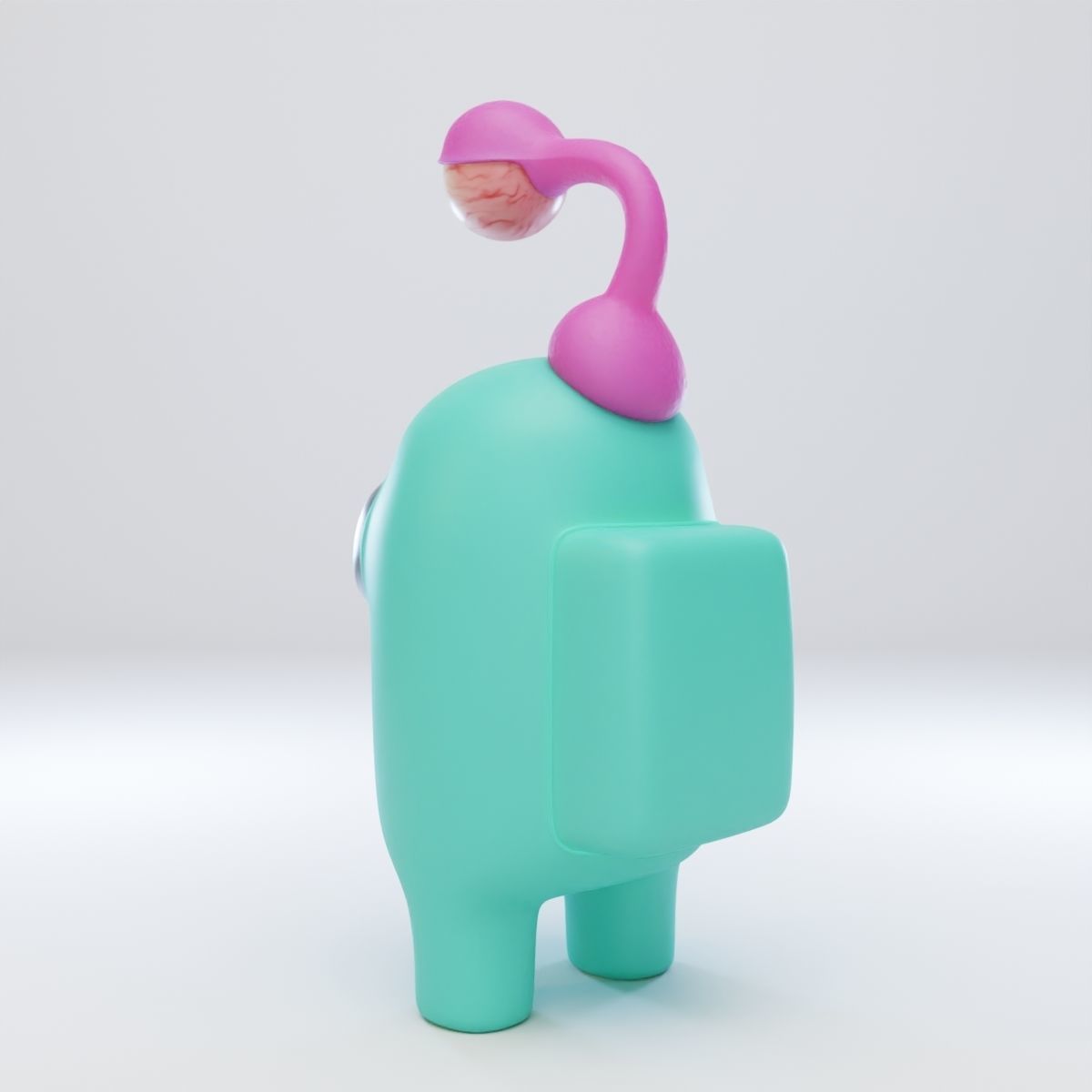 Among Us Eyeball Lamp Character 3D model_4